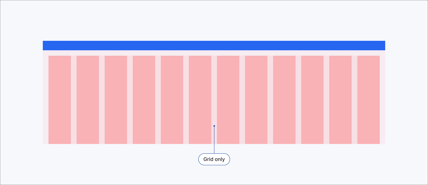 Grid only in main content